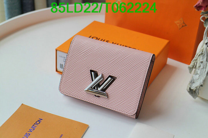 LV Bags-(Mirror)-Wallet-,Code: T062224,$: 85USD