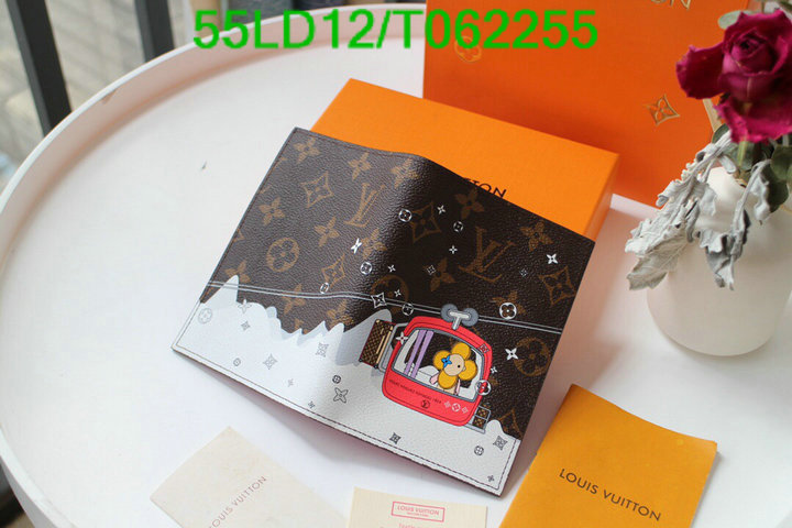 LV Bags-(Mirror)-Wallet-,Code: T062255,$: 55USD