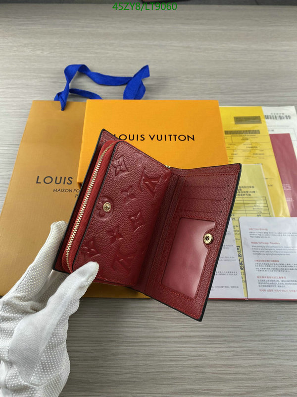 LV Bags-(4A)-Wallet-,Code: LT9060,$: 45USD