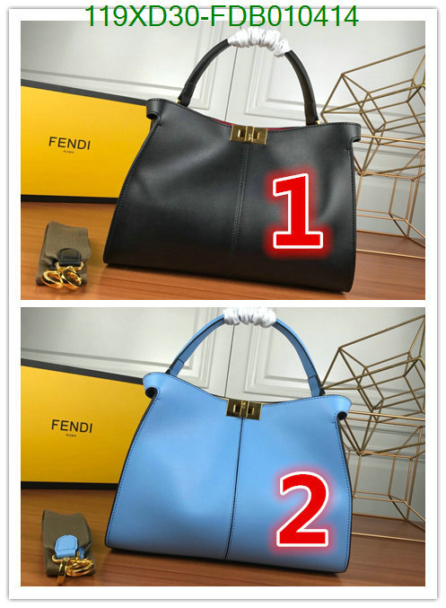 Fendi Bag-(4A)-Peekaboo,Code: FDB010414,$:119USD