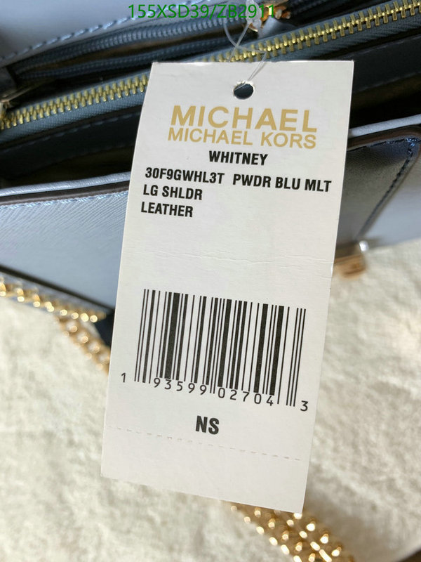 Michael Kors Bag-(Mirror)-Diagonal-,Code: ZB2911,$: 155USD