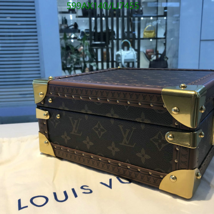 LV Bags-(Mirror)-Vanity Bag-,Code: LJ7455,$: 599USD