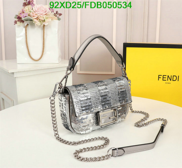 Fendi Bag-(4A)-Baguette-,Code: FDB050534,$: 92USD