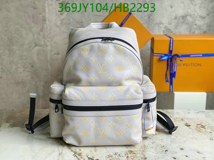 LV Bags-(Mirror)-Backpack-,Code: HB2293,$: 369USD