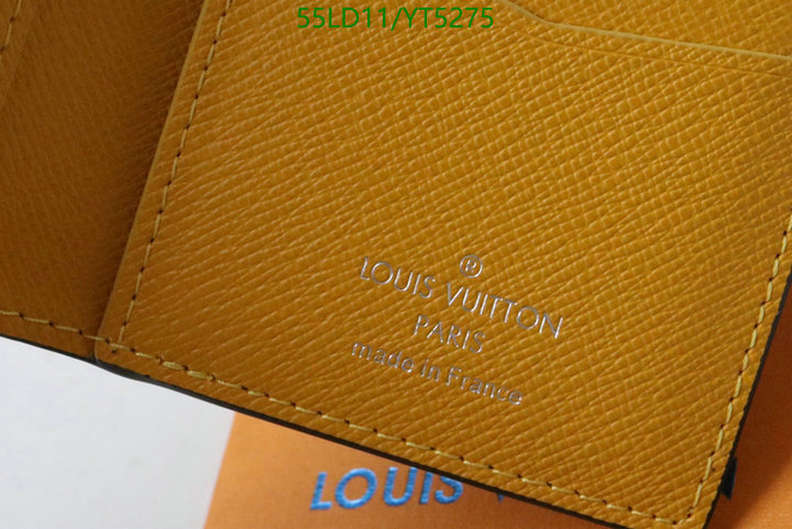 LV Bags-(Mirror)-Wallet-,Code: YT5275,$: 55USD