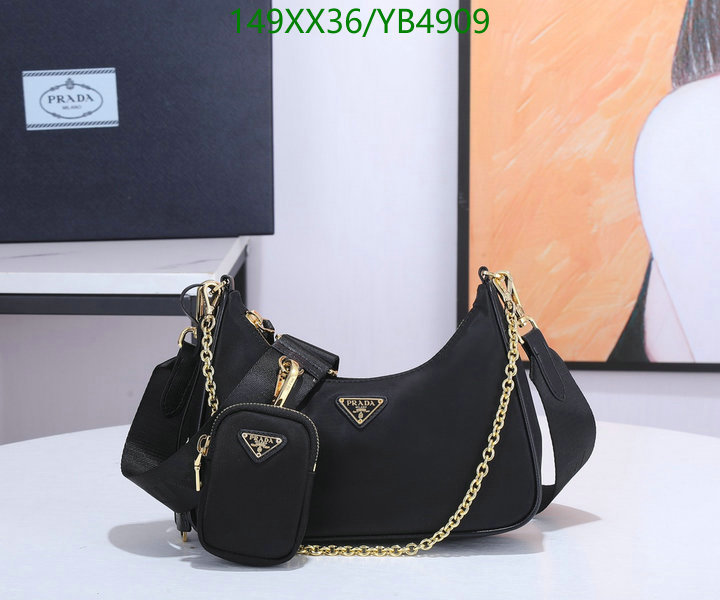 Prada Bag-(Mirror)-Re-Edition 2005,Code: YB4909,$: 149USD