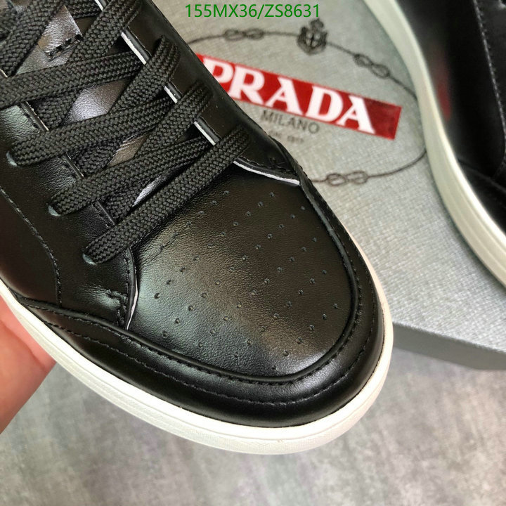 Men shoes-Prada, Code: ZS8631,$: 155USD