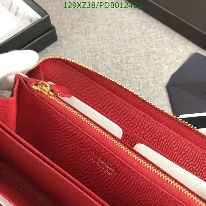 Prada Bag-(Mirror)-Wallet-,Code: PDB012421,$:129USD