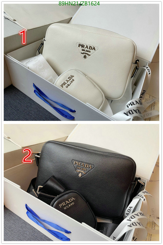 Prada Bag-(4A)-Diagonal-,Code: ZB1624,$: 89USD