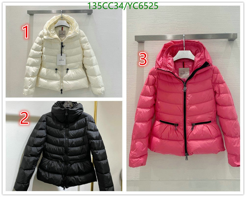 Down jacket Women-Moncler, Code: YC6525,$: 135USD