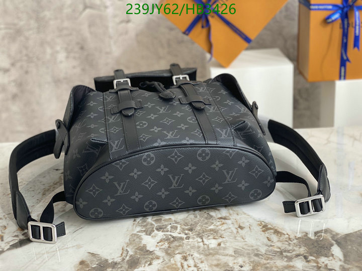 LV Bags-(Mirror)-Backpack-,Code: HB3426,$: 239USD