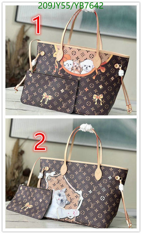 LV Bags-(Mirror)-Neverfull-,Code: YB7642,$: 209USD