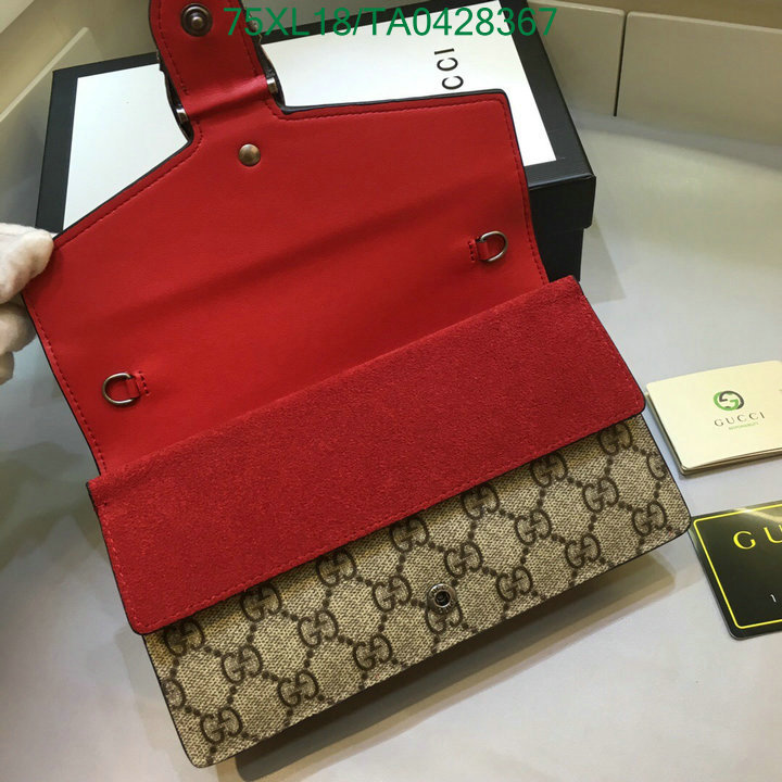 Gucci Bag-(4A)-Wallet-,Code:TA0428367,$: 75USD