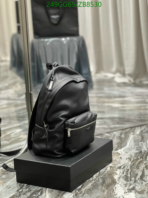 YSL Bag-(Mirror)-Backpack-,Code: ZB8530,$: 249USD