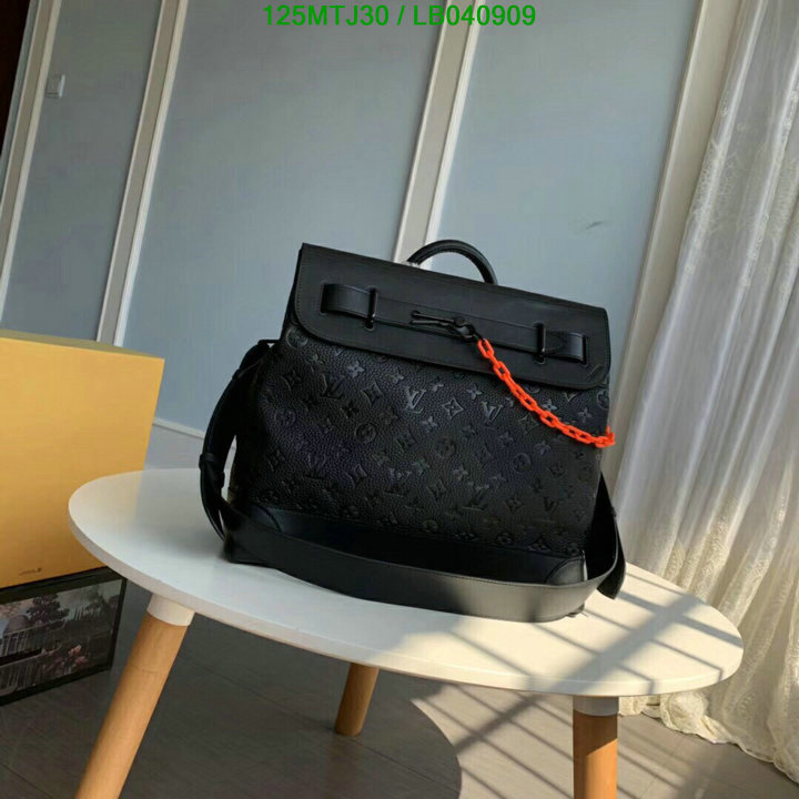 LV Bags-(4A)-Backpack-,Code: LB040909,$: 125USD