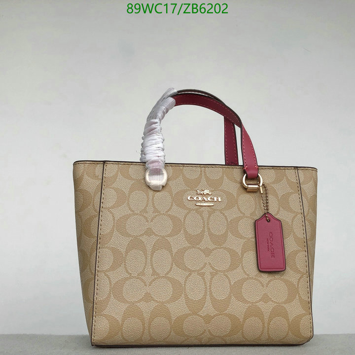 Coach Bag-(4A)-Handbag-,Code: ZB6202,$: 89USD