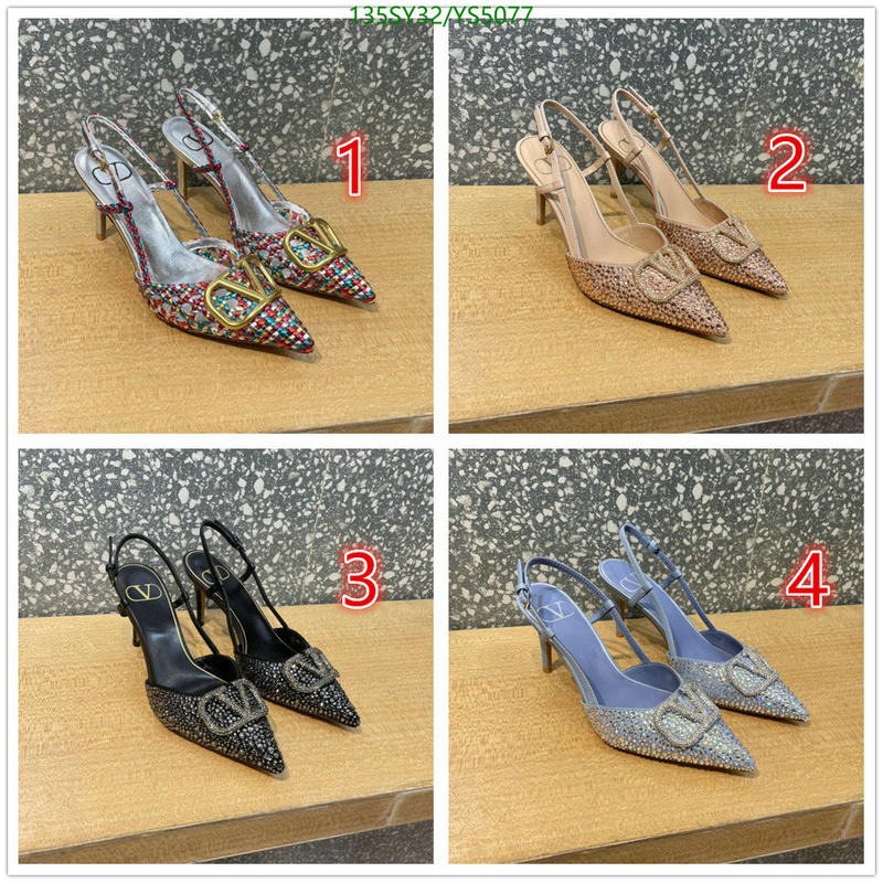 Women Shoes-Valentino, Code: YS5077,$: 135USD