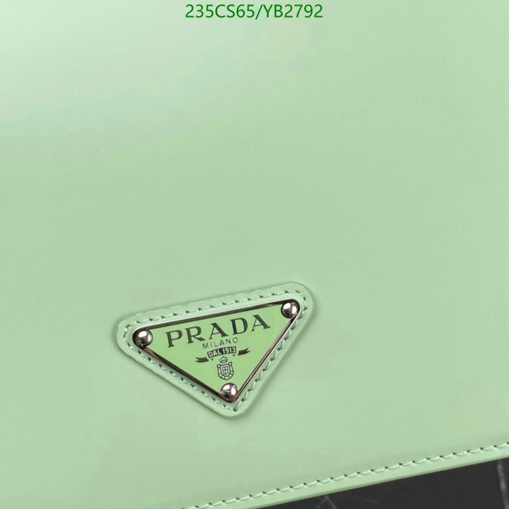 Prada Bag-(Mirror)-Diagonal-,Code: YB2792,$: 235USD