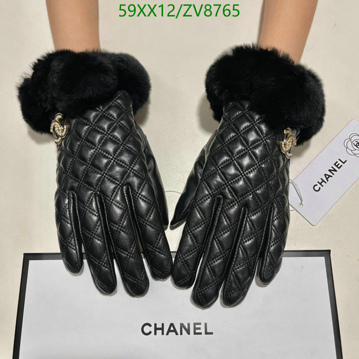 Gloves-Chanel, Code: ZV8765,$: 59USD