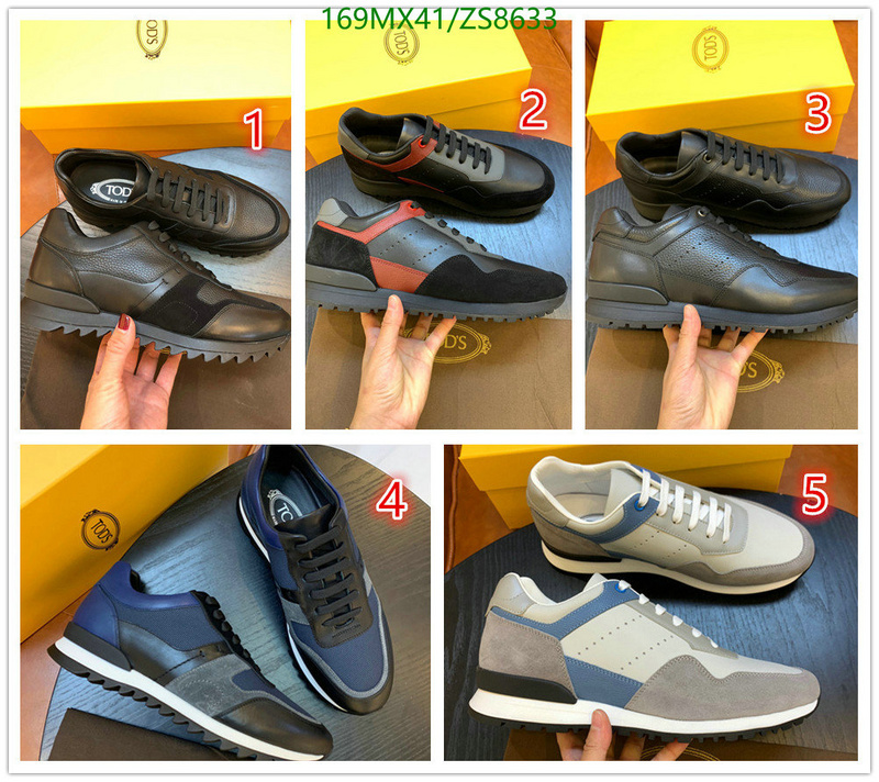 Men shoes-Tods, Code: ZS8633,$: 169USD