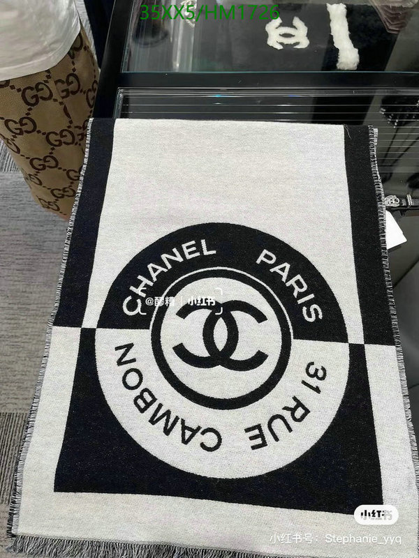 Scarf-Chanel, Code: HM1726,$: 35USD