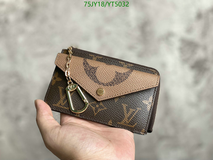 LV Bags-(Mirror)-Wallet-,Code: YT5032,$: 75USD