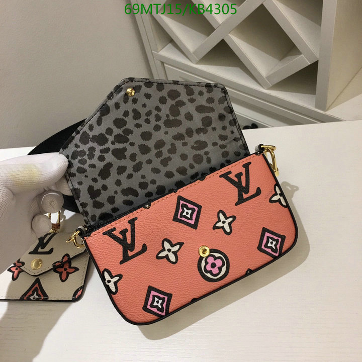 LV Bags-(4A)-New Wave Multi-Pochette-,Code: KB4305,$: 69USD