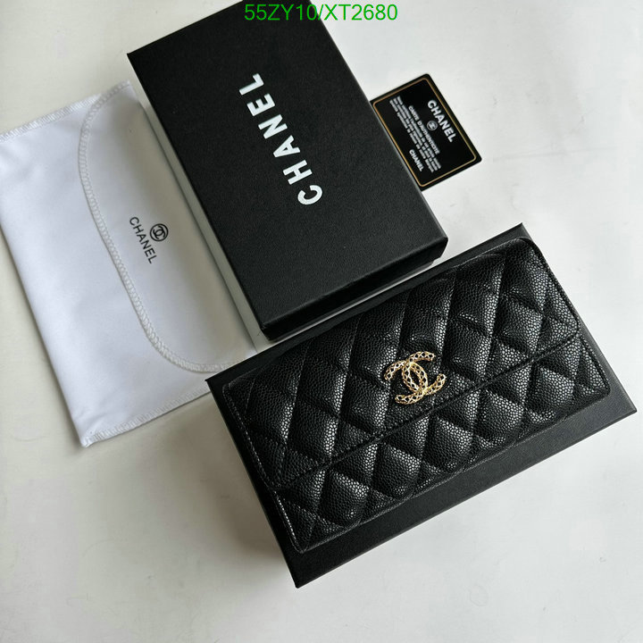 Chanel Bags ( 4A )-Wallet-,Code: XT2680,$: 55USD