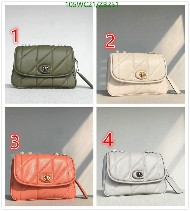 Coach Bag-(4A)-Diagonal-,Code: ZB251,$: 105USD