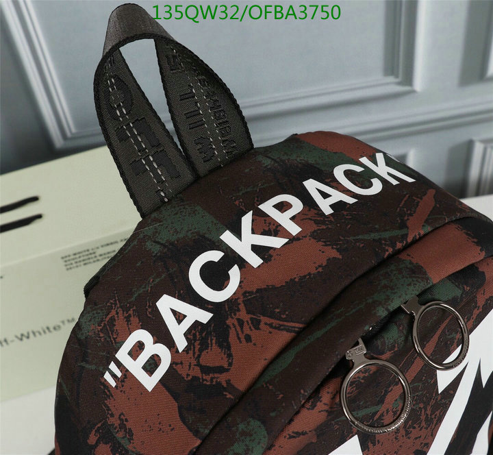 Off-White Bag-(Mirror)-Backpack-,Code: OFBA3750,$: 135USD