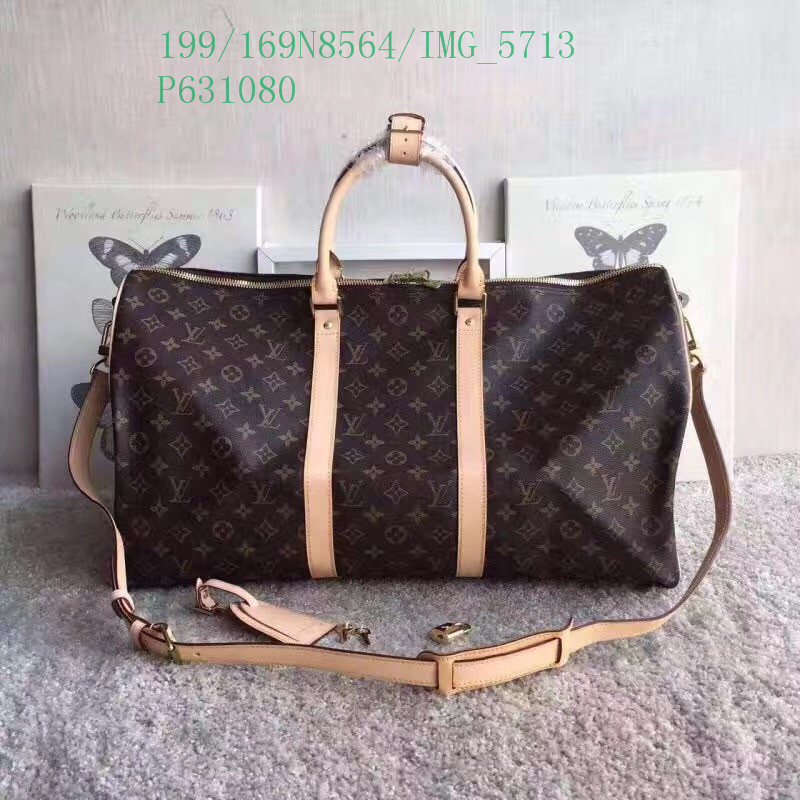 LV Bags-(Mirror)-Keepall BandouliRe 45-50-,Code：LB113026,$: 199USD