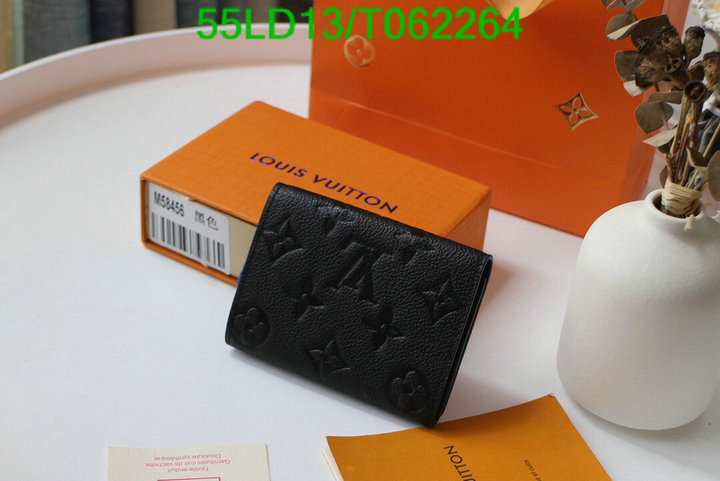 LV Bags-(Mirror)-Wallet-,Code: T062264,$: 55USD