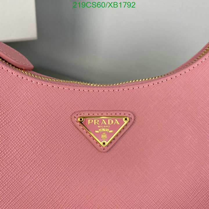 Prada Bag-(Mirror)-Diagonal-,Code: XB1792,$: 219USD