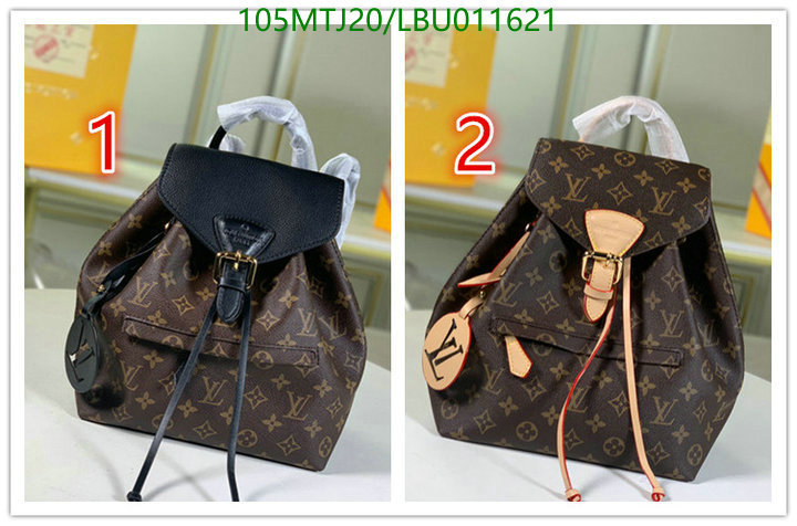 LV Bags-(4A)-Backpack-,Code: LBU011621,$: 105USD