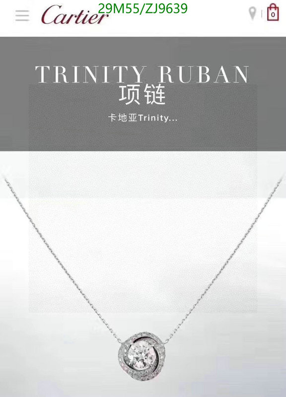 Jewelry-Cartier, Code: ZJ9639,$: 29USD