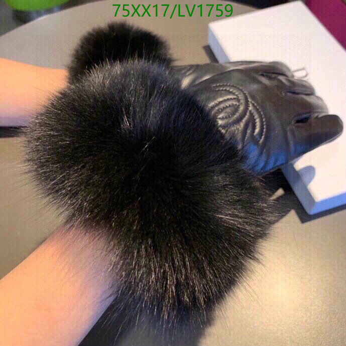 Gloves-Chanel, Code: LV1759,$: 75USD