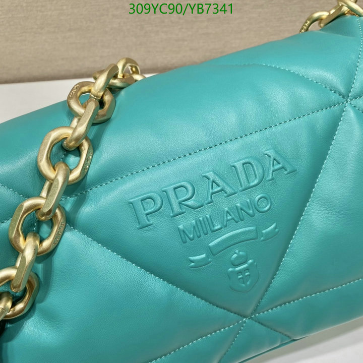 Prada Bag-(Mirror)-Diagonal-,Code: YB7341,$: 309USD