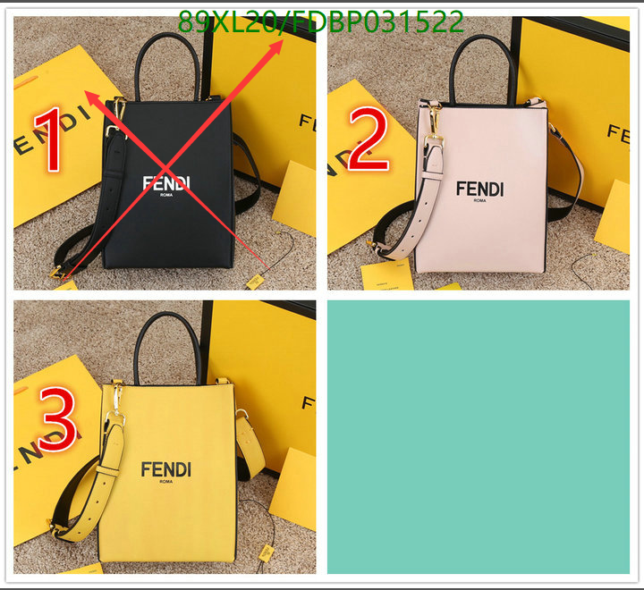 Fendi Bag-(4A)-Diagonal-,Code: FDBP031522,$: 89USD