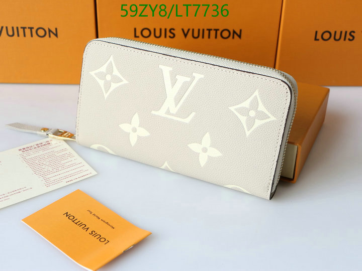 LV Bags-(4A)-Wallet-,Code: LT7736,$: 59USD