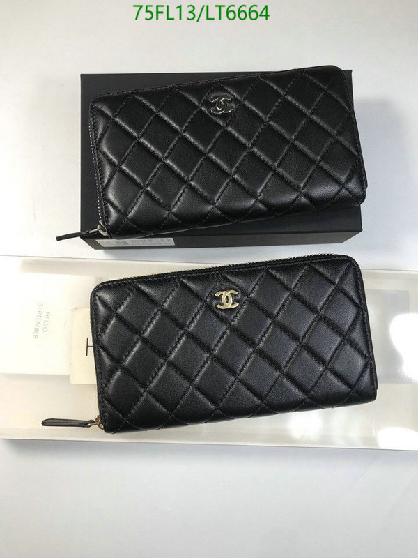 Chanel Bags ( 4A )-Wallet-,Code: LT6664,$: 75USD