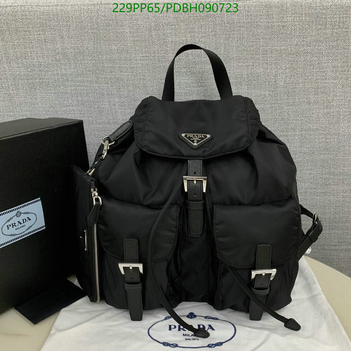 Prada Bag-(Mirror)-Backpack-,Code:PDBH090723,$:229USD