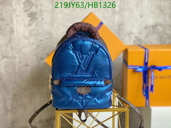 LV Bags-(Mirror)-Backpack-,Code: HB1326,$: 219USD