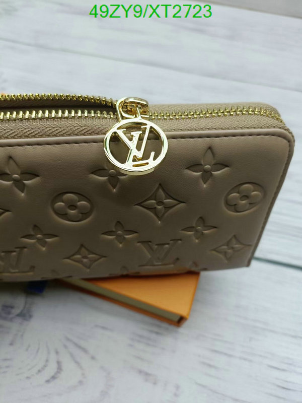 LV Bags-(4A)-Wallet-,Code: XT2723,$: 49USD