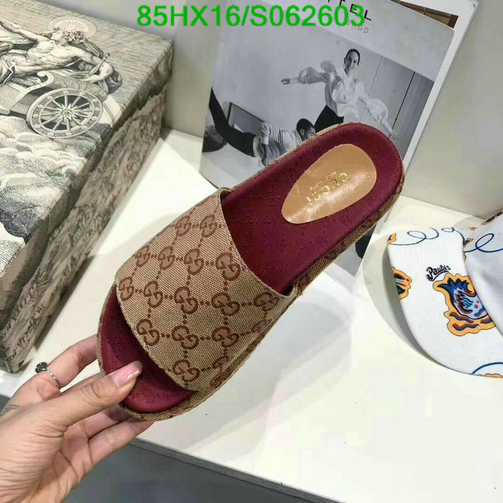 Women Shoes-Gucci, Code: S062603,$: 85USD