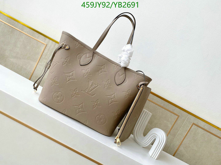 LV Bags-(Mirror)-Neverfull-,Code: YB2691,$: 459USD