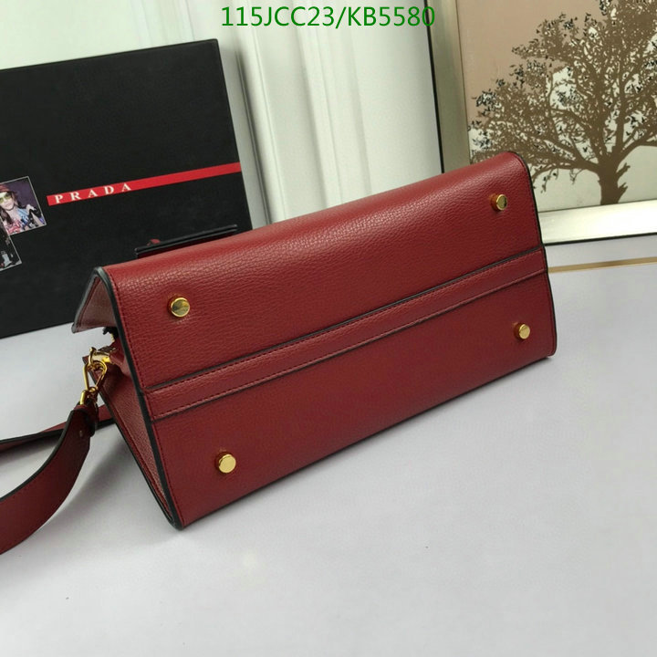 Prada Bag-(4A)-Handbag-,Code: KB5580,$: 115USD