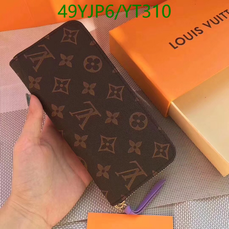 LV Bags-(4A)-Wallet-,Code: YT310,$: 49USD