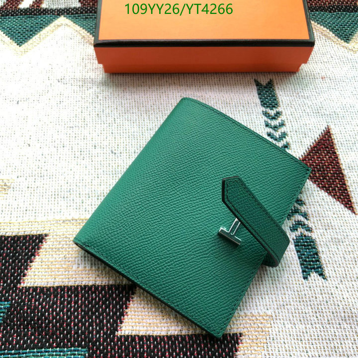 Hermes Bag-(Mirror)-Wallet-,Code: YT4266,$: 109USD