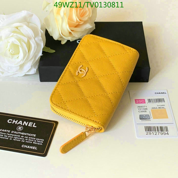 Chanel Bags ( 4A )-Wallet-,Code: TV0130811,$: 49USD