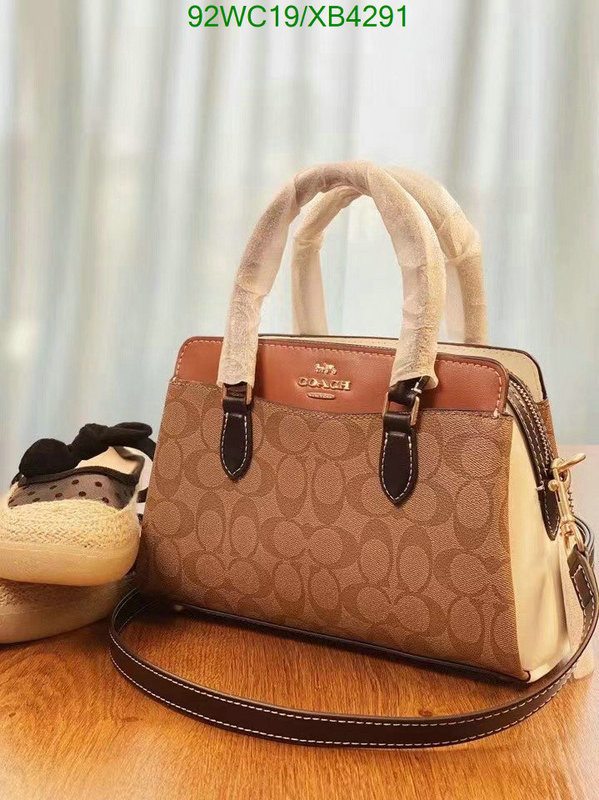 Coach Bag-(4A)-Handbag-,Code: XB4291,$: 92USD